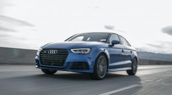 Audi A4 4-door sedan blue